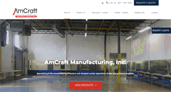 Desktop Screenshot of amcraftindustrialcurtainwall.com